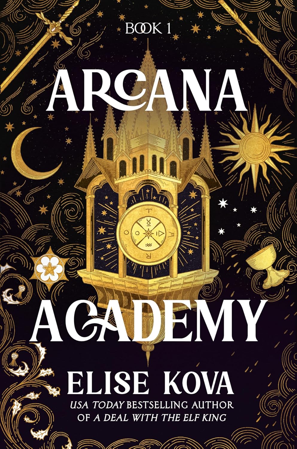 Cover of Arcana Academy by Elise Kova