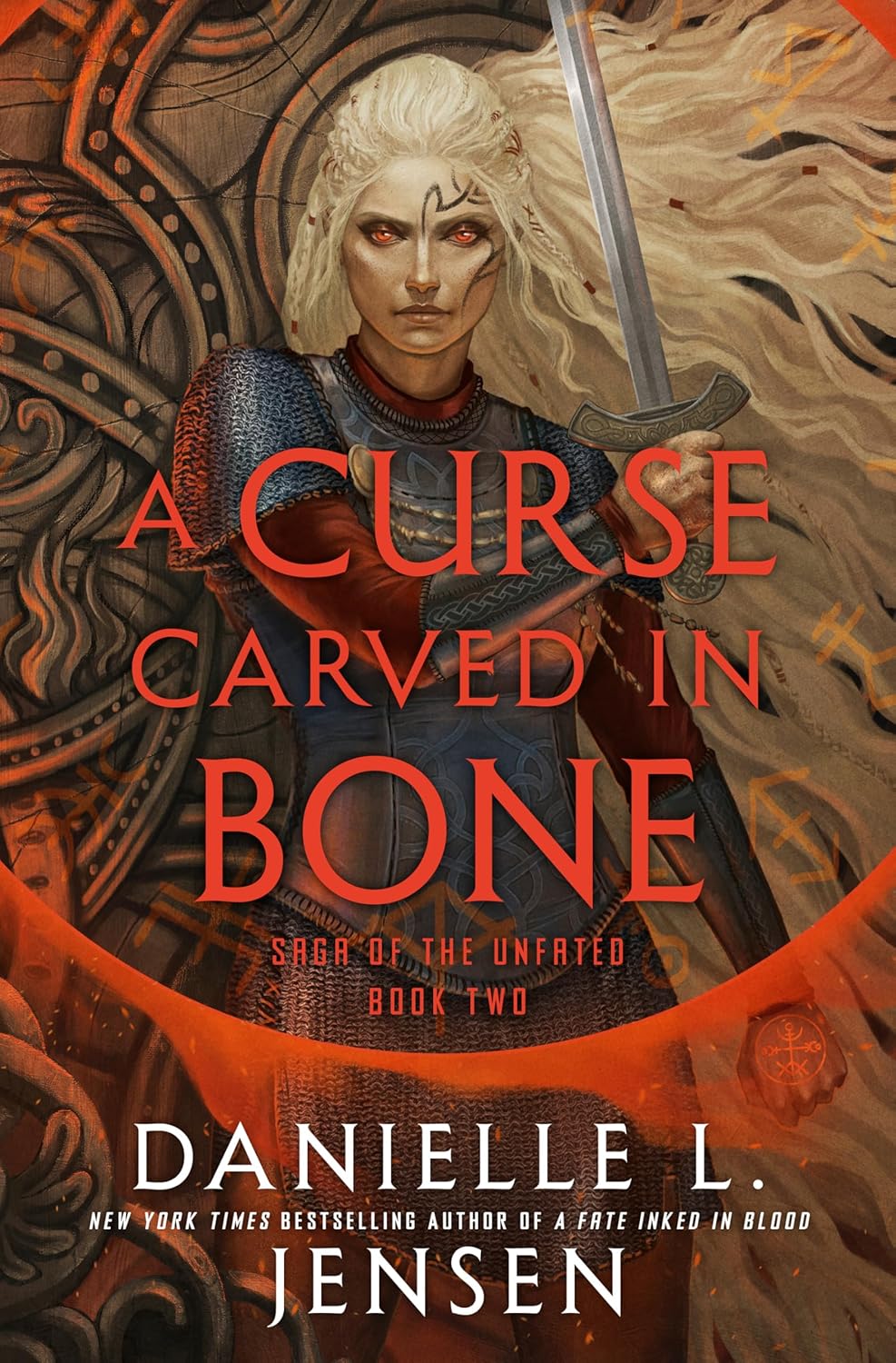 Cover of A Curse Carved in Bone by Danielle L. Jensen