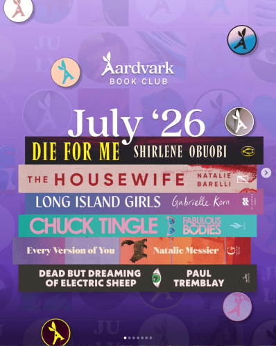 July 2026 Aardvark Book Club Hints &&nbsp;Picks